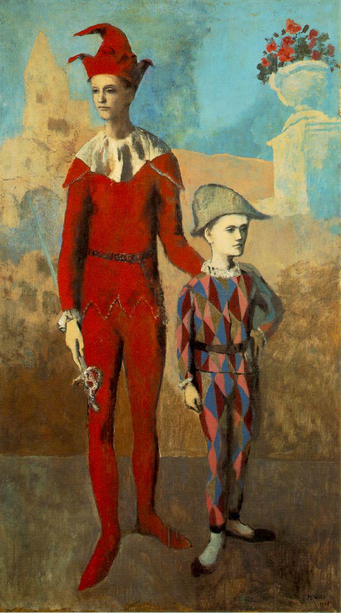Picasso Acrobat and young harlequin 1905